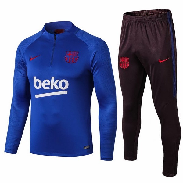 Survetement Enfant Barcelone 2019-20 Bleu Rouge